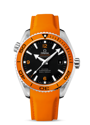 Omega Seamaster Planet Ocean 600M Co-Axial 45.5 Stainless Steel / Orange / Orange Rubber